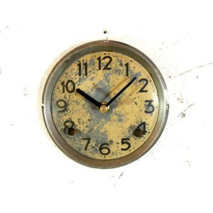 画像: 昭和初期頃・無名・アンティーク・振り子時計・文字盤・掛け時計（電池式・クォーツ）