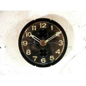画像: 昭和４０年代頃のセイコー・コロナ・文字盤時計（黒色）