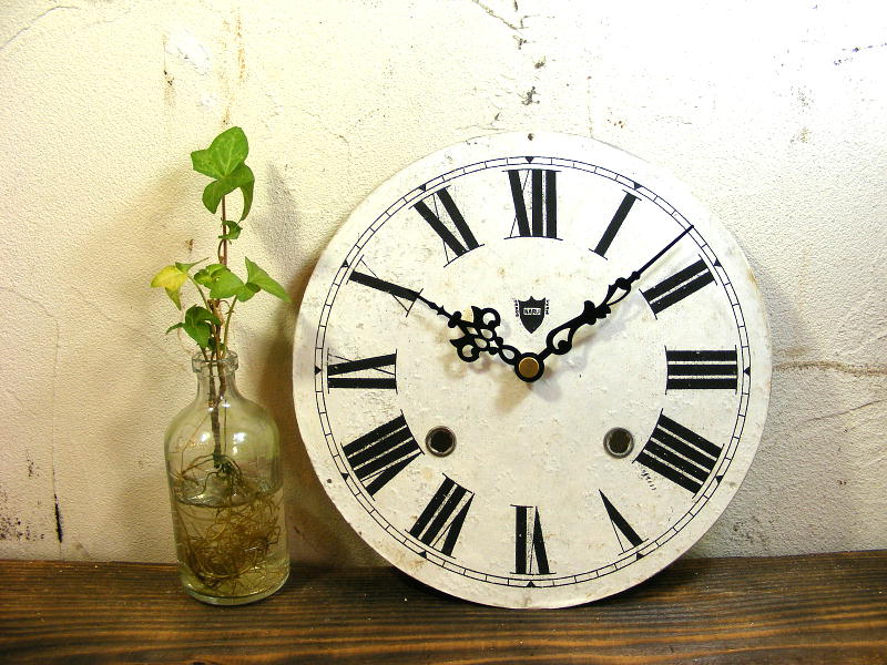 画像: 1940年代頃のアンティーク・クロックのNARU・アンティーク・振り子時計・文字盤・掛時計が仕上がりました。