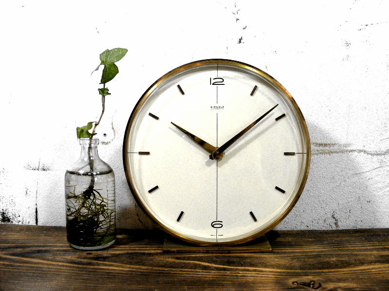 1960年代のアンティーク置き時計のドイツ・キンツレー・オートマチック・デスククロック・デッドストック（電池式・クォーツ改造）が仕上がりました。 -  アンティーク・クロック,アンティーク・掛け時計,アンティーク・振り子時計,柱時計,古時計,ヴィンテージ・クロック ...