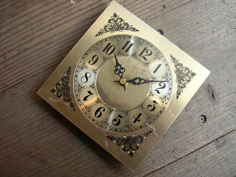 画像3: 1960年代頃のアメリカの無名・文字盤時計・角型・テレフォン・ダイアル (3)