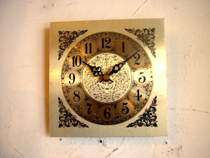 画像1: 1960年代頃のアメリカの無名・文字盤時計・角型・テレフォン・ダイアル (1)